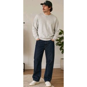 Levis 501 Denim Jeans 46x32 Straight Leg Button Fly 90's